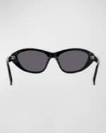 Image 5 of 5: Givenchy 4G Logo Acetate Cat-Eye Sunglasses