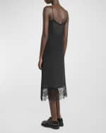 Image 3 of 6: Simone Rocha Lace-Trim Slip Dress