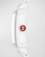 Image 3 of 3: MICHELE Special Edition Deco Madison White Ceramic Diamond Watch