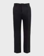 Image 1 of 6: Simone Rocha Men's Straight-Leg Wool Trousers