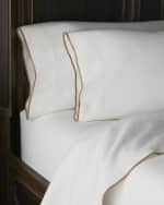 Image 1 of 2: Amity Home Tyne Linen White Queen Sheet Set