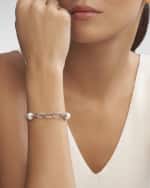 Image 2 of 5: LAGOS Sterling Silver Luna Pearl Link Bracelet