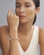 Image 5 of 5: LAGOS Sterling Silver Luna Pearl Link Bracelet