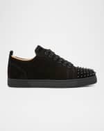 Image 1 of 5: Christian Louboutin Men's Louis Junior Low-Top Sneakers