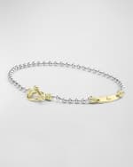 Image 3 of 3: LAGOS Two-Tone Beaded Toggle Bracelet in 18K Gold and Sterling Silver