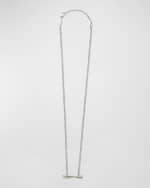 Image 3 of 5: LAGOS Sterling Silver Caviar Two-Tone X Pendant Necklace