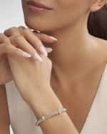 Image 2 of 5: LAGOS Sterling Silver Caviar Diamond X Bracelet