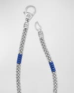Image 3 of 4: LAGOS Blue Caviar Marine Ceramic 12-Station 3mm Rope Necklace, 16"L