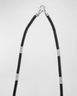 Image 4 of 4: LAGOS Sterling Silver Black Caviar Beaded Necklace