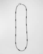 Image 4 of 5: LAGOS Sterling Silver Black Caviar Beaded Necklace