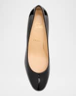 Image 3 of 5: Christian Louboutin Miss Sab Patent Red Sole Pumps