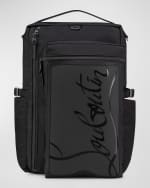 Image 5 of 6: Christian Louboutin Men's Loubideal Sneaker Sole Nylon Backpack