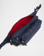 Image 3 of 6: Christian Louboutin Men's Loubideal Sneaker Sole Nylon Belt Bag