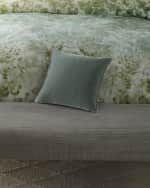 Image 2 of 2: Designers Guild Varese Ocean & Duck Egg Velvet Decorative Pillow
