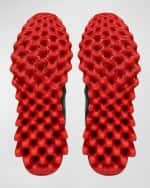 Image 5 of 5: Christian Louboutin Girl's Loubishark Red Sole Runner Sneakers, Toddlers/Kids