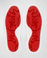 Image 5 of 5: Christian Louboutin Girl's Funnyto Patent Leather Glitter Low-Top Sneakers, Toddlers/Kids