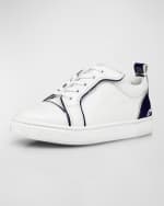 Image 2 of 5: Christian Louboutin Girl's Funnyto Logo Heel Cap Sneakers, Toddlers/Kids