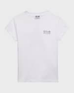 Image 5 of 7: Golden Goose Girl's Embellished Logo-Print T-Shirt, Size 4-10