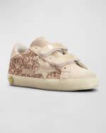 Image 7 of 7: Golden Goose Girl's Old School Glitter Low-Top Sneakers, Toddler/Kids