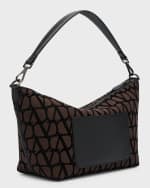 Image 4 of 6: Valentino Garavani Men's Toile Iconographe Shoulder Bag