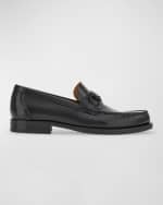 Image 1 of 5: Ferragamo Men's Fort Moccasin Bit Loafers