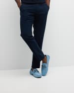 Image 2 of 6: Ferragamo Men's Gancini Parigi Eco Suede Loafers