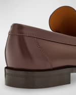 Image 4 of 5: Ferragamo Men's Fort Moccasin Bit Loafers