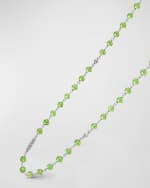 Image 4 of 5: LAGOS Caviar Icon Sterling Silver 9-Station Necklace