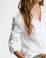 Image 4 of 6: Polo Ralph Lauren Relaxed Fit Linen Shirt