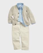 Image 3 of 3: Ralph Lauren Childrenswear Boy's Oxford Shirt, Size 3M-24M