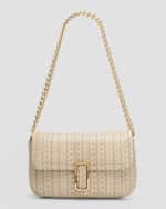 Image 1 of 6: Marc Jacobs The Monogram Leather J Marc Mini Shoulder Bag