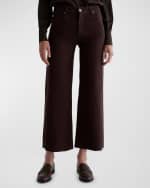 Image 1 of 4: AG Jeans Saige High Rise Wide-Leg Crop Jeans