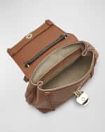 Image 5 of 6: Chloe Penelope Small Top-Handle Bag in Smooth Grained Leather