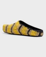 Image 3 of 6: Marni Men's Fussbet Sabot Raffia Clogs
