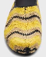 Image 4 of 6: Marni Men's Fussbet Sabot Raffia Clogs