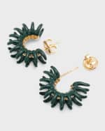 Image 3 of 5: Bottega Veneta Hand-Enameled Earrings