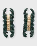 Image 1 of 5: Bottega Veneta Hand-Enameled Earrings