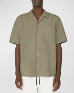 Image 1 of 3: FRAME Men's Cotton Camp Shirt