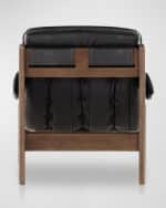 Image 4 of 5: Four Hands Halston Leather Sling Chair