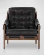 Image 1 of 5: Four Hands Halston Leather Sling Chair