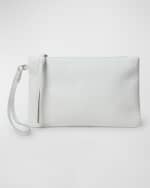 Image 1 of 3: Callista Slim Pochette Leather Wristlet