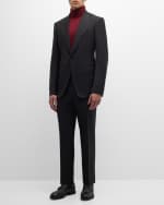 Image 2 of 6: TOM FORD Men's Shelton Solid Mohair Suit