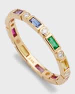 Image 4 of 5: Sydney Evan 14k Gold Multi-Stone Eternity Ring
