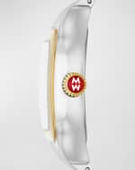 Image 4 of 5: MICHELE 29mm Meggie Diamond Dial and Mother-of-Pearl Watch, Two-Tone