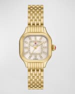 Image 1 of 5: MICHELE 29mm Meggie Diamond Dial and Mother-of-Pearl Watch