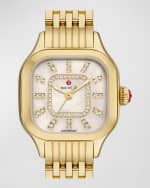 Image 5 of 5: MICHELE 29mm Meggie Diamond Dial and Mother-of-Pearl Watch