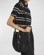 Image 2 of 6: Saint Laurent Daryl Shoulder Bag in Mesh and Patent Leather