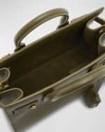 Image 5 of 6: Saint Laurent Sac De Jour Nano Top-Handle Bag in Grained Leather