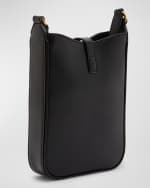 Image 4 of 6: Saint Laurent Le 5 A 7 Mini YSL Vertical Bucket Bag in Smooth Leather
