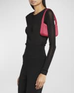 Image 2 of 6: Saint Laurent Le 5 A 7 Mini YSL Shoulder Bag in Satin